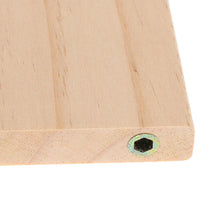 Trendy Retail Natural Wooden Platform Stand Rack Hamster Perch with Mounting Screws for Bird Parrot Small Animal Cage