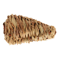 Trendy Retail Hamster Chew Toy Straw Woven Corn Stick Grass Nibbling Toy No-toxic 12x6cm, for Small Animal