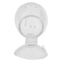 Trendy Retail Aquarium Fish Tank Glass Feeding Cup Holder Oval Aquatic Feeder with Sucker