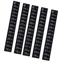 Trendy Retail 5pcs Digital Aquarium Fish Tank Thermometer Temperature Sticker Stick-On