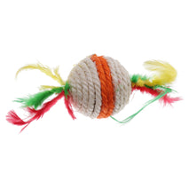 Trendy Retail 5Pc Cat Scratching Ball Feather Teaser Toy for Cat Kitten
