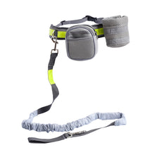 Trendy Retail Hands Free Dog Walking Ajustable Leash Lead Waist Bag Running Jogging Gray