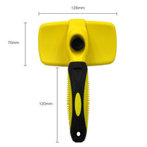 Trendy Retail Self Cleaning Slicker Pet Needle Comb Brush, Removes Tangled Matted Fur And Reduces Shedding Pet Grooming Tools