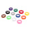 Trendy Retail 12Pcs Whelping Newborn Puppy ID Collar Band Pet Dog Kitten Reusable Collars