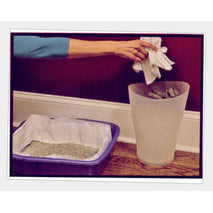 Trendy Retail Reusable Cat Feces Filter Cat Sand Bag Hands Free Cats Sifting Litter Tray