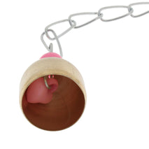 Trendy Retail Pet Parrot Bell Toy Bird Chew Toys with 3-Bells for Cockatoo Macaw Cage Toy