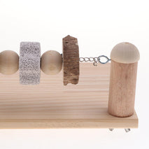 Trendy Retail Pet Hamster Toy Bird Parrot Rabbit Teeth Grinding String Stone Swing Chew