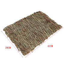 Trendy Retail Handwoven Straw Rabbit Cage Mat Hamster Rabbit Squirrel House Mat 41x29cm