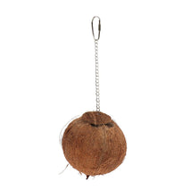 Trendy Retail Hamster Squirrels Hideaway Nest, Bird Coconut House, Natural Coconut Shells Food Dispenser, Small Medium Birds and Small Animal Supplies