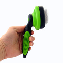 Trendy Retail Pet Self Cleaning Slicker Brush ,Effectively Reduces Shedding,Professional Pet Grooming Brush For Small, Medium & Large Dogs, With Short to Long Hair