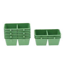 Trendy Retail 10Pcs 2in1 Bird Parrot Food Water Plastic Bowl Cups Pigeons Feeding Feeder