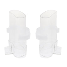 Trendy Retail 2 Pack Bird Waterer Feeders ,Bird Feed Water Dispenser ,Clear Pet Feeder Water Cup with Automatic Feeding
