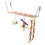 Trendy Retail 1Pc Wooden Hanging Suspension Bridge Climbing Ladder Stand Swing Bridge Cage Toys for Mouse Parrot Bird Hamster Chinchilla Rat Gerbil