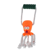 Trendy Retail Environmental vinyl Cotton Pet Dog Cat Chew Molars Toy Squeakers Octopus