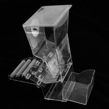 Trendy Retail No-Mess Bird Feeder,Parrot Automatic Feeder with Perch Cage Accessories, for Budgerigar Canary Cockatiel Finch Parakeet