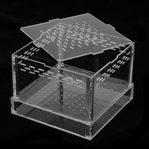 Trendy Retail Ventilated Design-Durable Acrylic Clear Pet Reptiles Worm Box Breeding Tanks Container