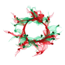 Trendy Retail Pet Dog Puppy Cat Red Green Christmas Collar Round Circle Necklaces for Pets Party Clothes Xmas Costume Dress Up