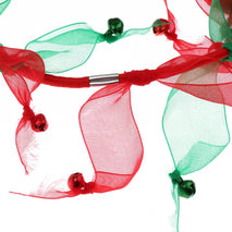 Trendy Retail Pet Dog Puppy Cat Red Green Christmas Collar Round Circle Necklaces for Pets Party Clothes Xmas Costume Dress Up