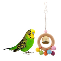 Trendy Retail Parrot Bell Toy Bird Chew Toys For Cockatiel Lovebird Finch Cage Toy