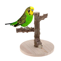 Trendy Retail Portable Wooden Bird Parrot Desk Stand Training Stand Perch Stand Game Frame