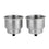 Shanvis 2Pcs Stainless Steel Recessed Cup Drink Holder for Marine Boat Camper Truck