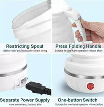 Fold-able Food Grade Electric Kettle Portable Silicone 110-220V 650ML