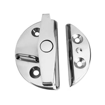 Shanvis 316 Stainless Steel 55mm Turning Twist Lock Round Marine Fishing Boat Deck Hatch Latch Caravan Door Catch Latch
