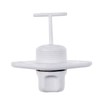 Shanvis White Durable ABS Universal Marine Boat Yacht Raft Drain Plug Bung & Socket Replacement Fits 1'' Diameter Hole Screw Thread