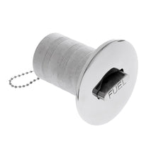 Shanvis 50mm 2'' High Polished Marine Grade 316 Stainless Steel Boat Deck Filler - Petrol/Fuel/Gas/Water/Diesel - Tank Deck Fill Cap