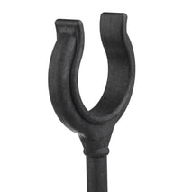 Shanvis 2 Pieces Black Nylon Marine Boat Oar Lock Rowlock Side Mount Accessories 4.5 x 14.5 cm