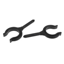 Shanvis 2 Pieces Black Nylon Marine Boat Oar Lock Rowlock Side Mount Accessories 4.5 x 14.5 cm