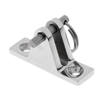 Shanvis Boat Bimini Top Deck Hinge with Quick Release Pin Marine 316 Stainless Steel