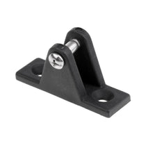 Shanvis Black Durable Nylon Universal Deck Hinge Angle Side Mount Plate with Bolt