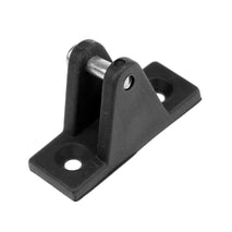 Shanvis Black Durable Nylon Universal Deck Hinge Angle Side Mount Plate with Bolt