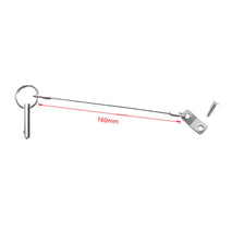 Shanvis Quick Release Pin 1/4'', Stainless Steel with Lanyard, Bimini Boat Top Pin