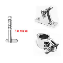 Shanvis 316 Stainless Steel Quick Release Spring Pin Bimini Boat Top Deck Hinge Replacement Accessories