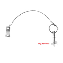 Shanvis Quick Release Pin, Boat Bimini Top Pin, Stainless Steel with Lanyard, Spring Loaded