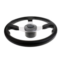 Shanvis Aluminum Alloy Marine Boat Yacht Steering Wheel 3 Spoke 340mm Fits Standard 3/4 Tapered Shaft