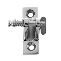 Shanvis Stainless Steel Bimini Top Deck Hinge Fitting With Removable Pin - Angled