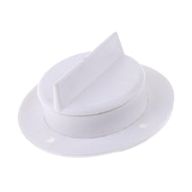 Shanvis Universal White Nylon Marine Boat Transom Deck Mount Drain Scupper Valve Screw Cap Bung Stopper Replacement Accessories