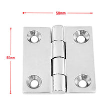 Shanvis 2 Pieces Stainless Steel 2 Door Butt Hinge with Mounting Screws Marine Cabinet Cupboard Boat/Yacht/Rib Hardware