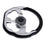 Shanvis 310mm Aluminum Alloy D Shape Marine Boat Steering Wheel 3 Spoke 3/4'' Key Way Tapered for Speedboat Rib Tender Power Boat Cruiser
