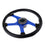 Shanvis 360mm Aluminum Alloy Marine Steering Wheel 4 Spoke 3/4'' Key Way Tapered with Black Foam Grip - Boat Steering Wheel