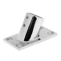Shanvis 7/8 60 Deg Boat Deck Square Base Marine 316 Stainless Steel Hand Rail Fitting