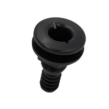 Shanvis Black PVC Thru-Hull Bilge Pump And Aerator Hose Fitting For 1 Hose