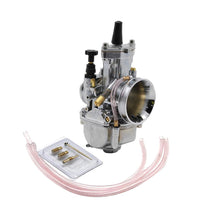 Shanvis Motorcycle Carburetor 34mm Racing Flat Side for PWK Carb with Power Jet