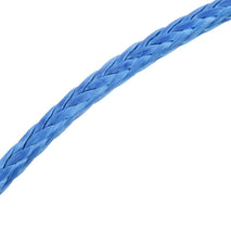 Shanvis 6.35cm(1/4) x15.25m(50') Synthetic Winch Line Cable Rope 4000LB with Sheath"