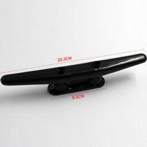 Shanvis 8'' Black Nylon Closed Base Marine Boat Cleat 8 Inch