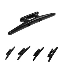 Shanvis 8'' Black Nylon Closed Base Marine Boat Cleat 8 Inch