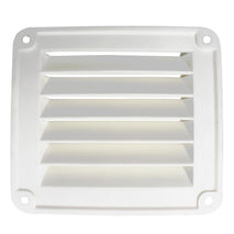 Shanvis White ABS Louvered PVC Vent 5-1/2 X 4-7/8" for Boat"